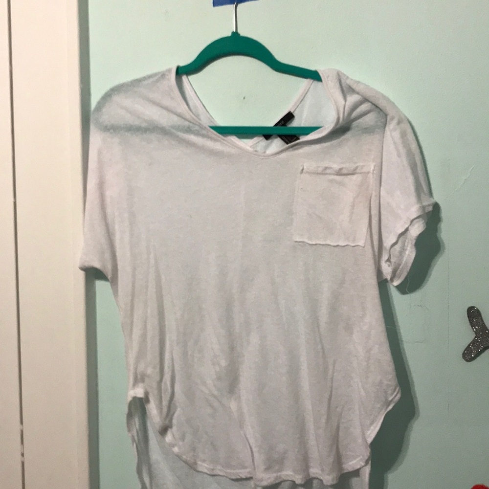 Sheer white FOREVER 21 top